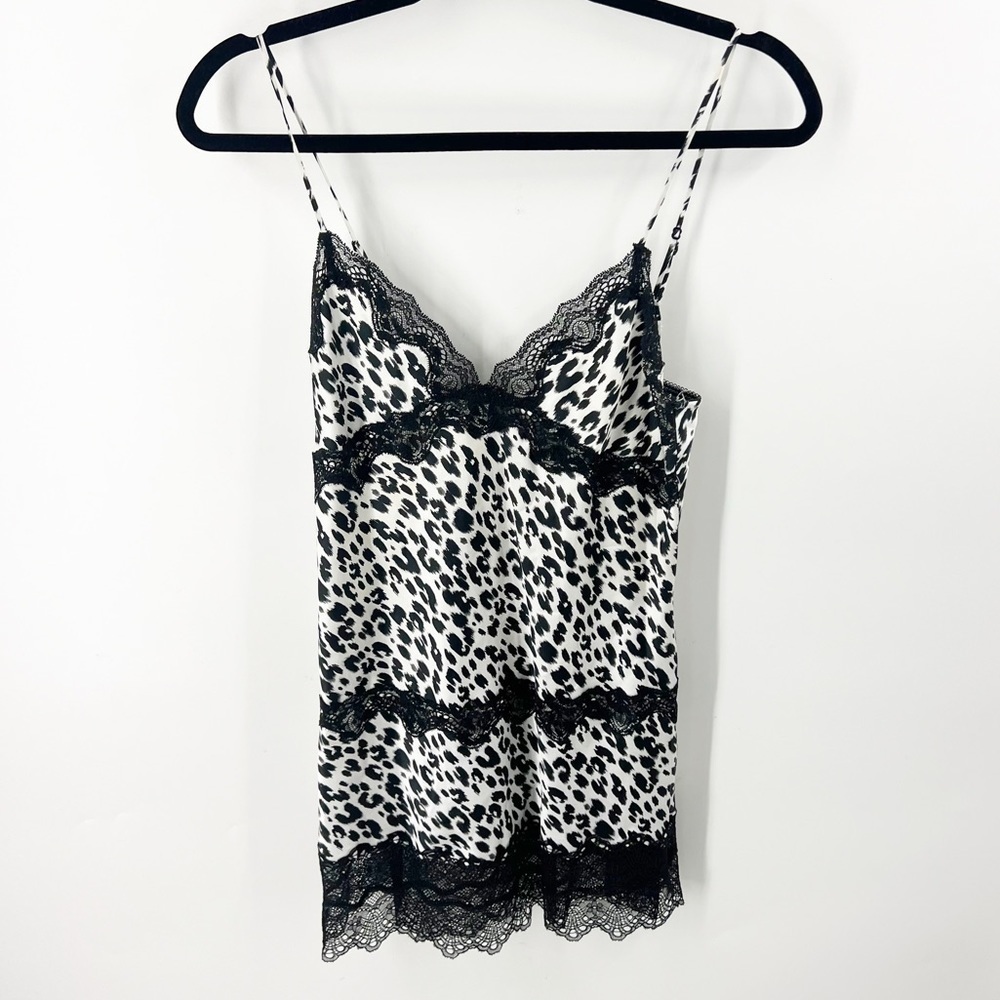 ✅ Victoria's Secret Black Cheetah Print Lingerie SIZE SMALL